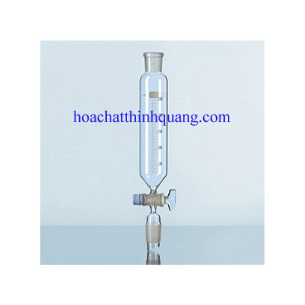 Phễu nhỏ giọt hình trụ cuống cổ mài